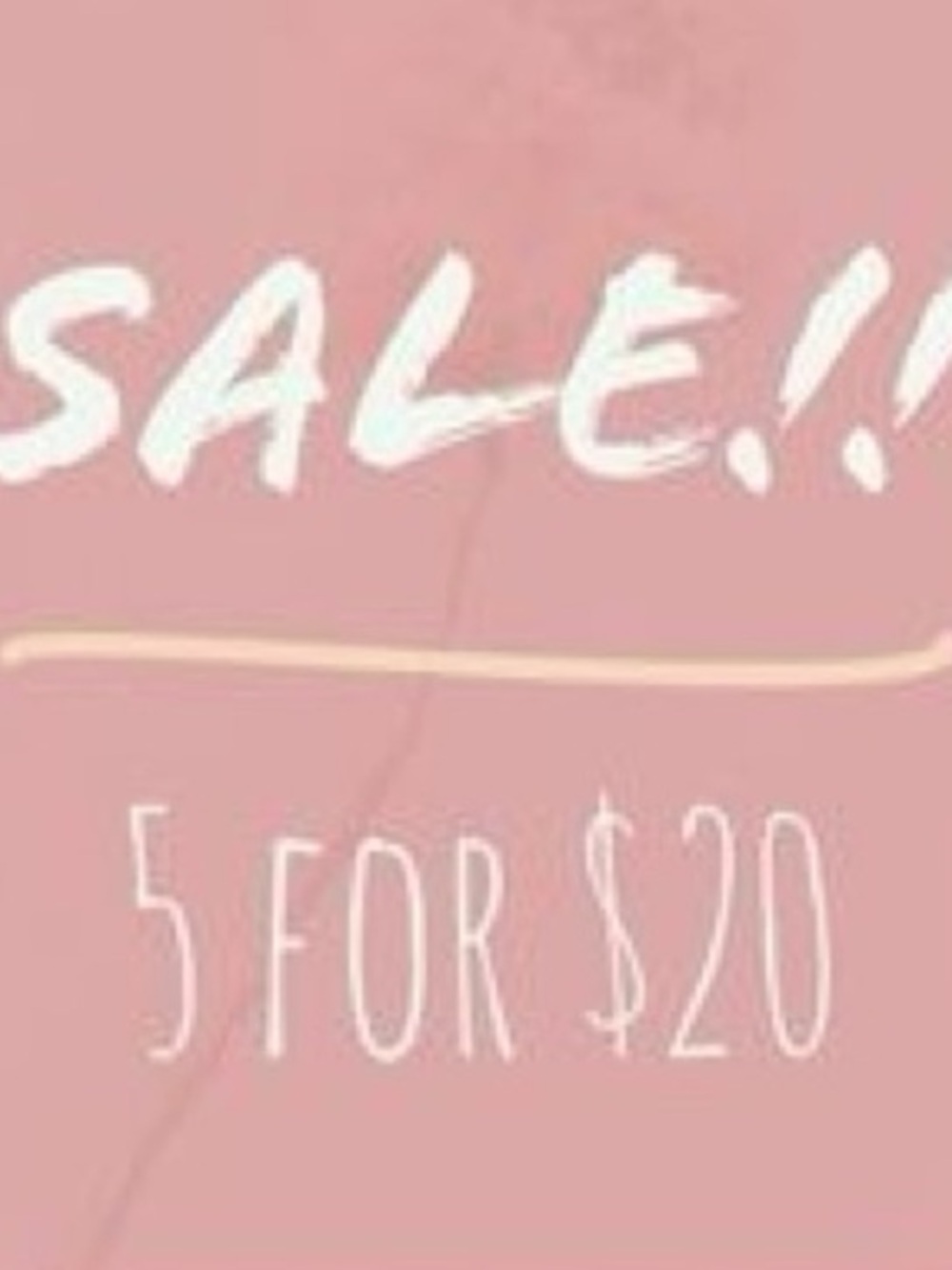 Summer Sale-$5